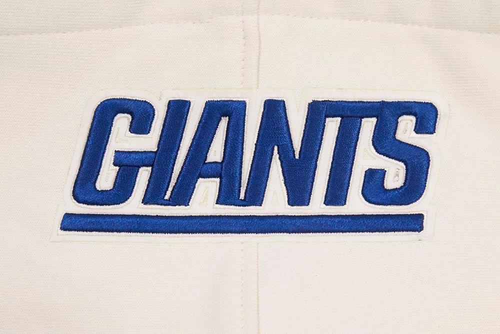 imagePro Standard Mens NFL Retro Classics Brushed Back French Terry Pull Over HoodieEggshellDodger Blue