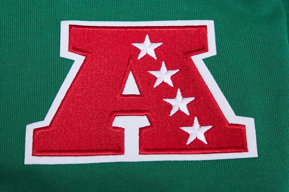 imagePro Standard Mens NFL Retro Classics Brushed Back French Terry Pull Over HoodieKelly Green
