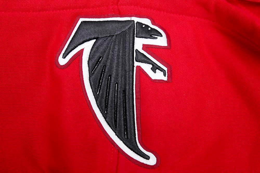 imagePro Standard Mens NFL Retro Classics Brushed Back French Terry Pull Over HoodieRedBlack