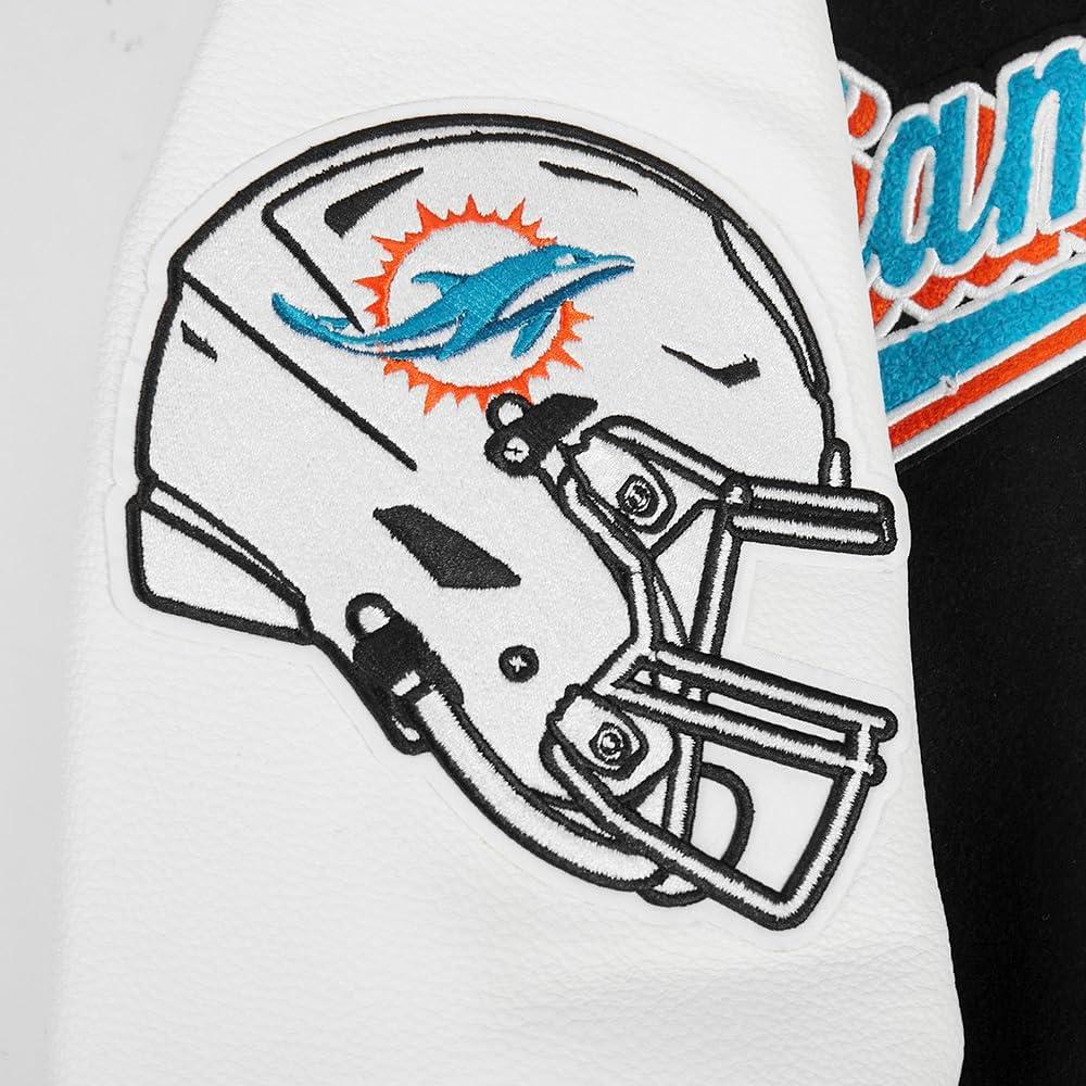 imagePro Standard Mens NFL Script Tail Varsity JacketBlack
