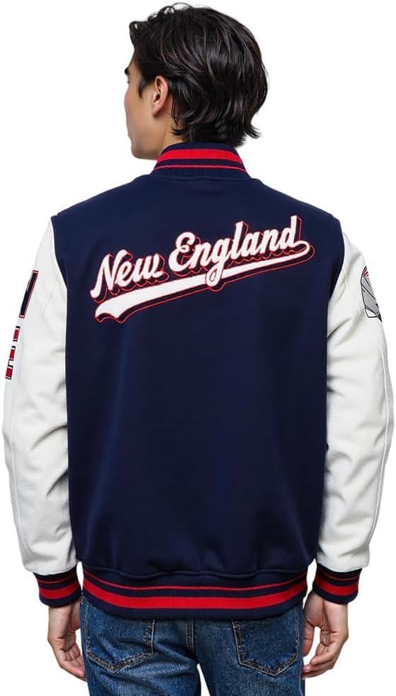 imagePro Standard Mens NFL Script Tail Varsity JacketBlue