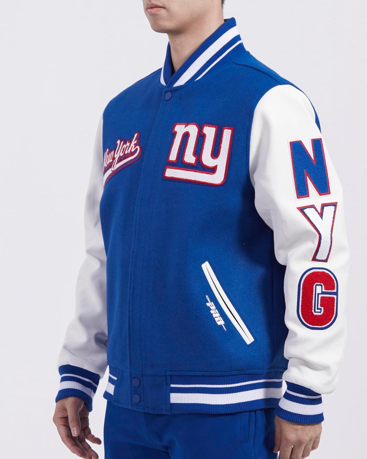 imagePro Standard Mens NFL Script Tail Varsity JacketBlue