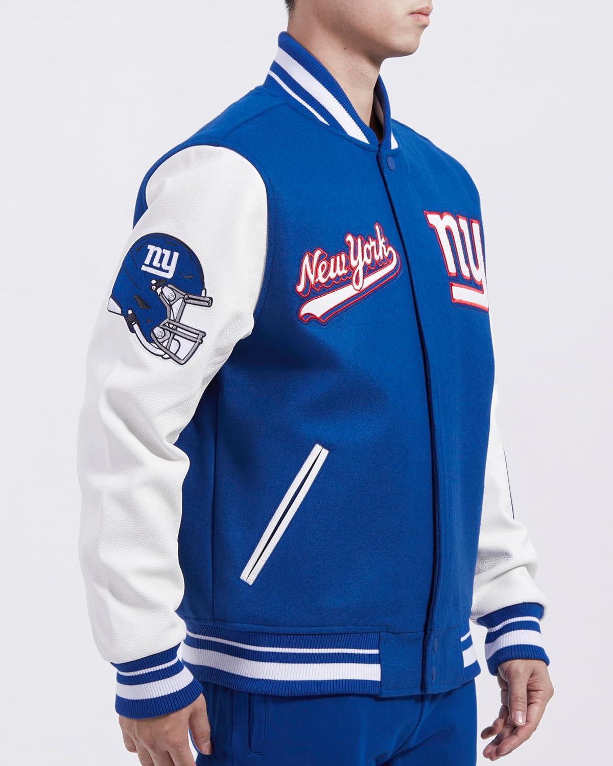 imagePro Standard Mens NFL Script Tail Varsity JacketBlue