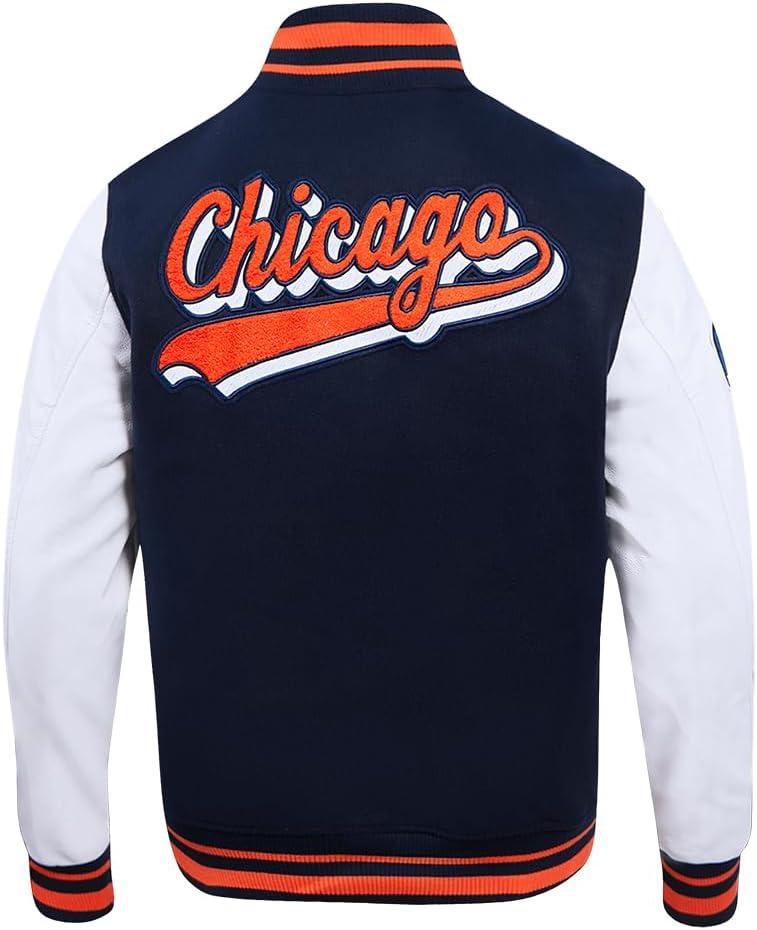 imagePro Standard Mens NFL Script Tail Varsity JacketBlue