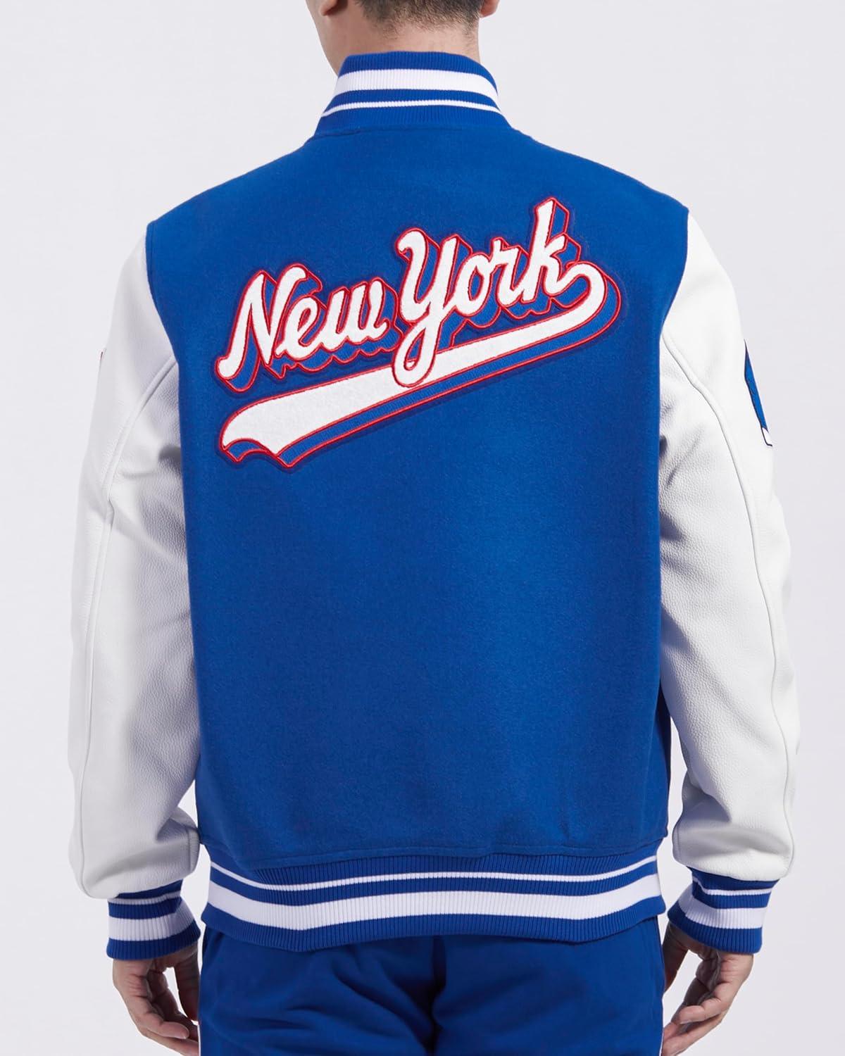imagePro Standard Mens NFL Script Tail Varsity JacketBlue