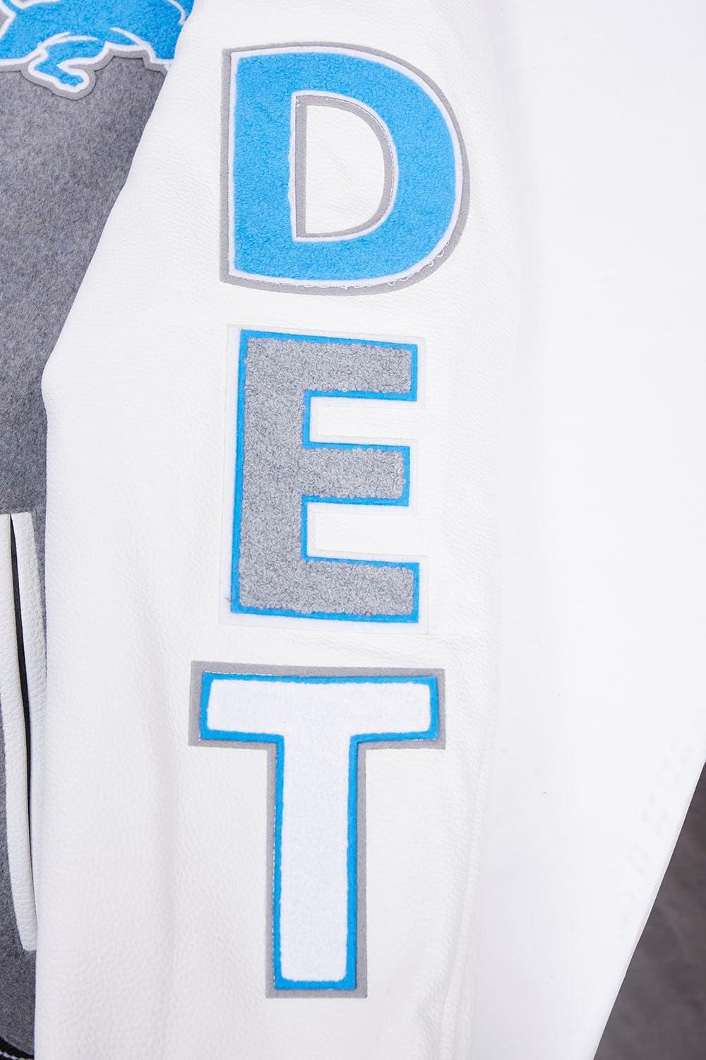 imagePro Standard Mens NFL Script Tail Varsity JacketGrey