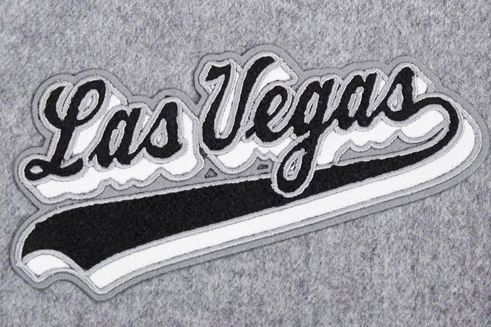 imagePro Standard Mens NFL Script Tail Varsity JacketGrey