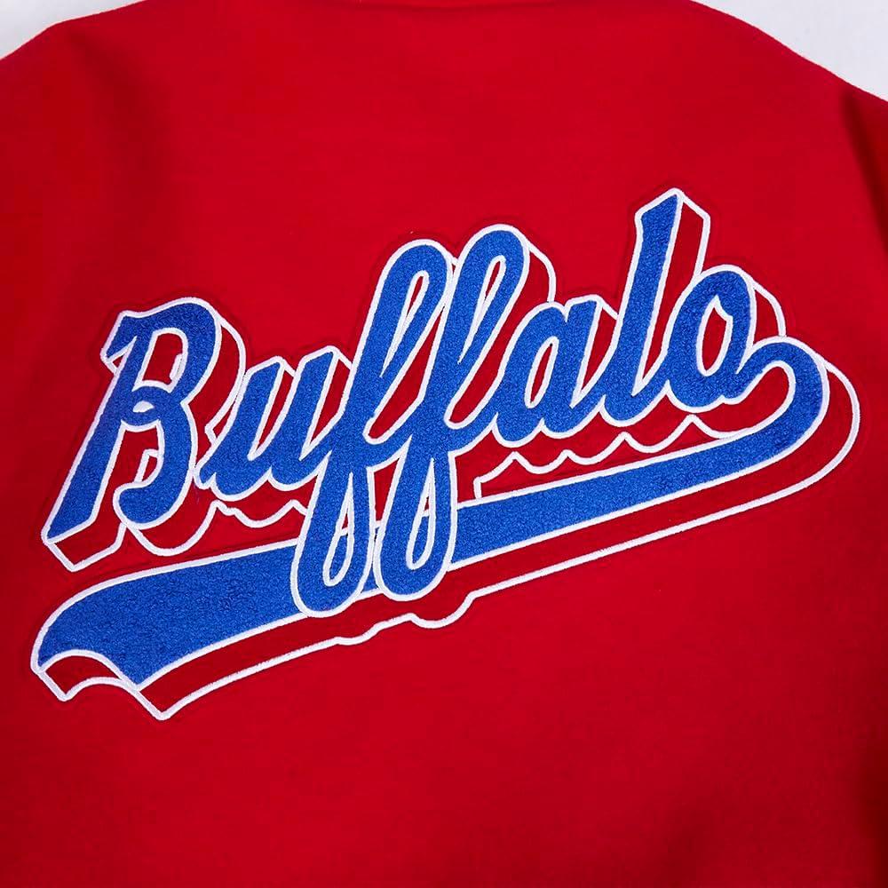 imagePro Standard Mens NFL Script Tail Varsity JacketRed