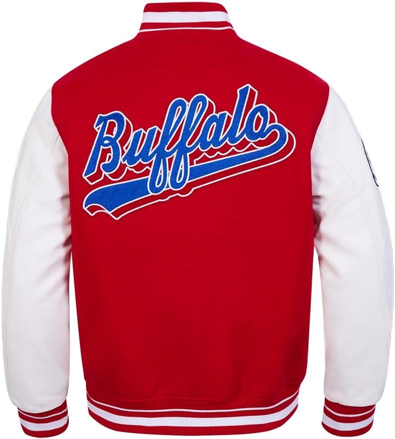 imagePro Standard Mens NFL Script Tail Varsity JacketRed