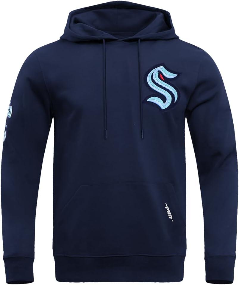 imagePro Standard Mens NHL Classic Chenille Pull Over HoodieMidnight Navy