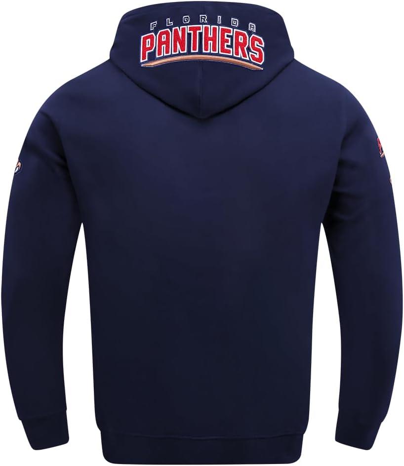 imagePro Standard Mens NHL Classic Chenille Pull Over HoodieMidnight Navy