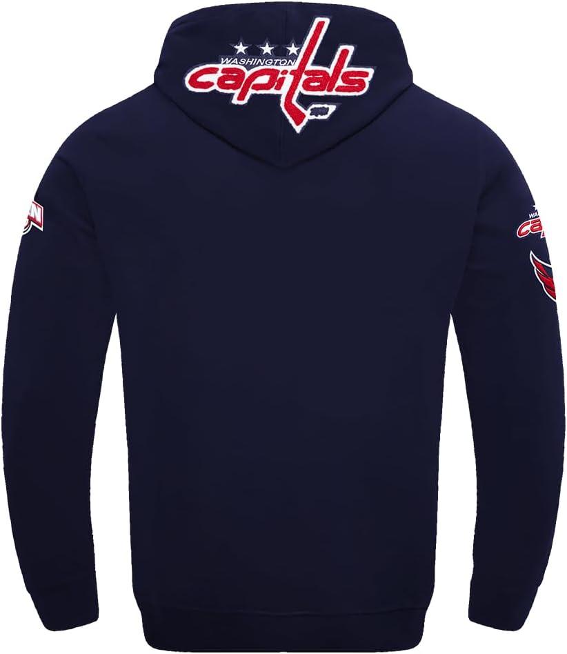 imagePro Standard Mens NHL Classic Chenille Pull Over HoodieMidnight Navy