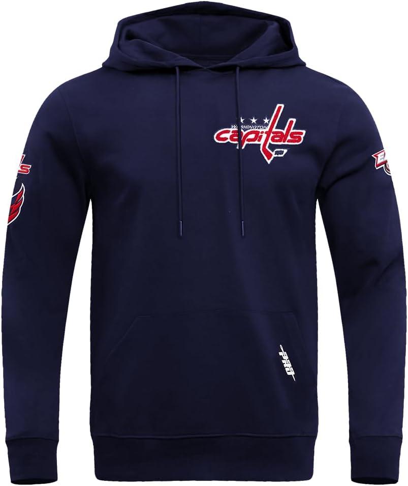 imagePro Standard Mens NHL Classic Chenille Pull Over HoodieMidnight Navy