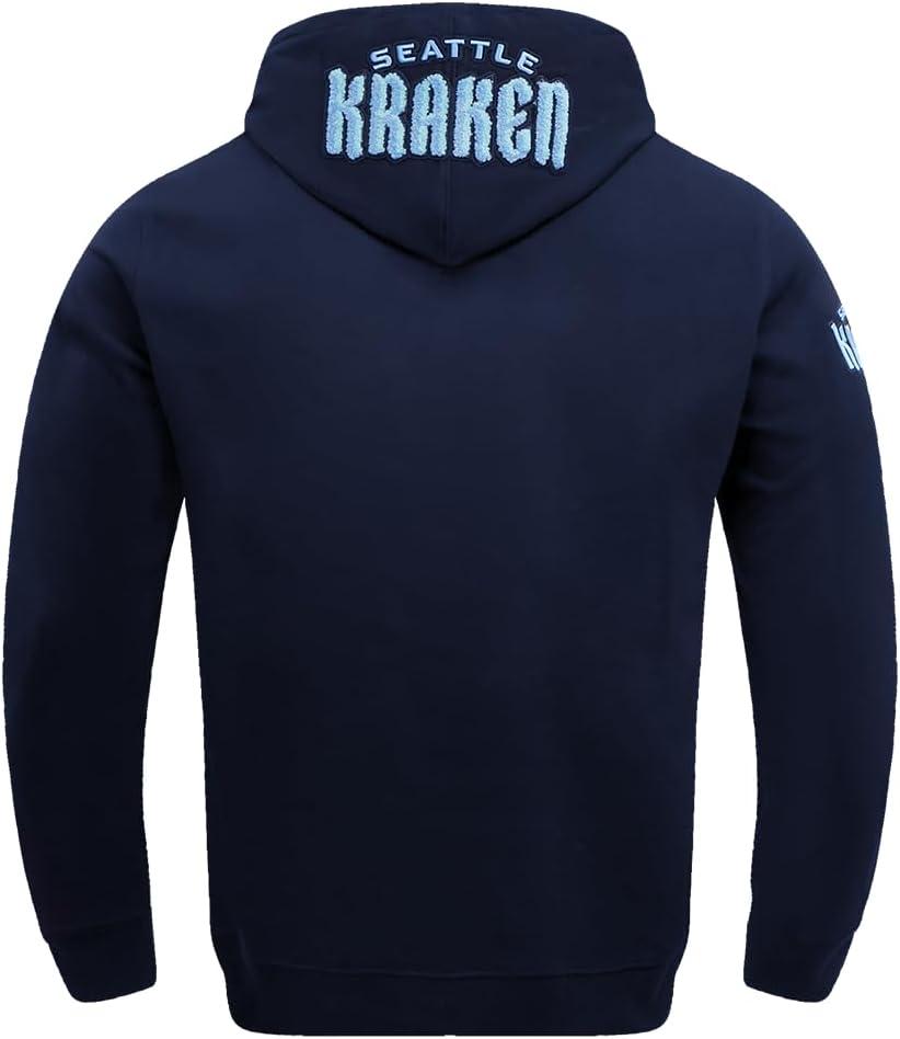 imagePro Standard Mens NHL Classic Chenille Pull Over HoodieMidnight Navy