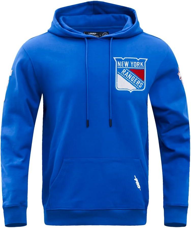 imagePro Standard Mens NHL Classic Chenille Pull Over HoodieRoyal Blue