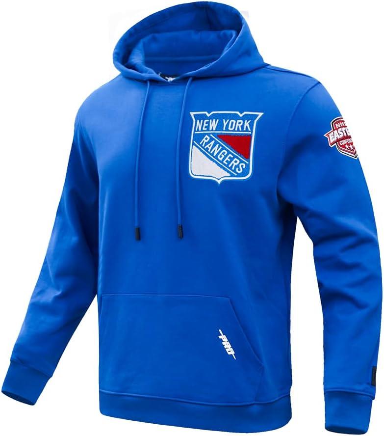 imagePro Standard Mens NHL Classic Chenille Pull Over HoodieRoyal Blue