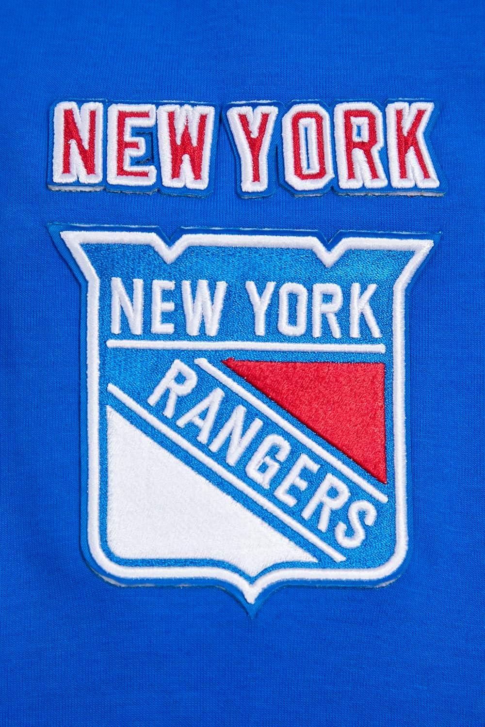 imagePro Standard Mens NHL Classic Chenille Pull Over HoodieRoyal Blue