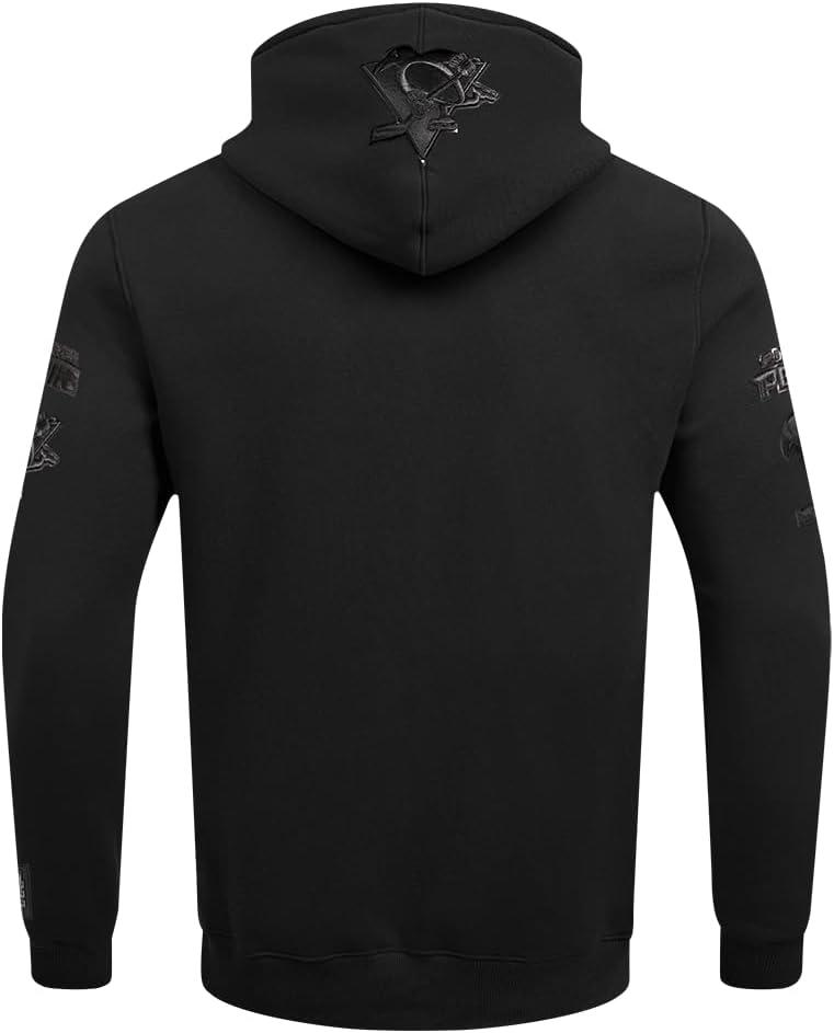 imagePro Standard Mens NHL Classic Chenille Pull Over HoodieTriple Black