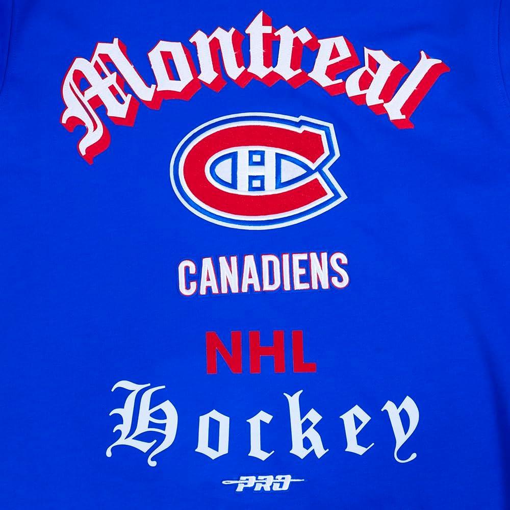 imagePro Standard Mens NHL Old English Crewneck SweatshirtRoyal Blue