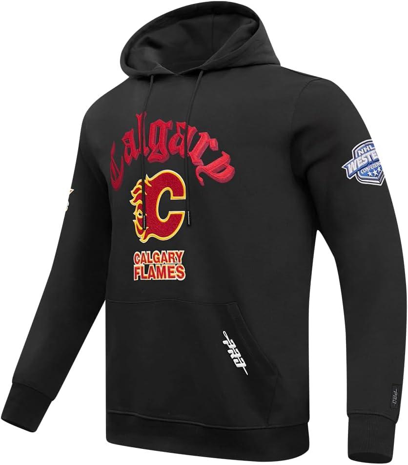 imagePro Standard Mens NHL Old English Pull Over HoodieBlack
