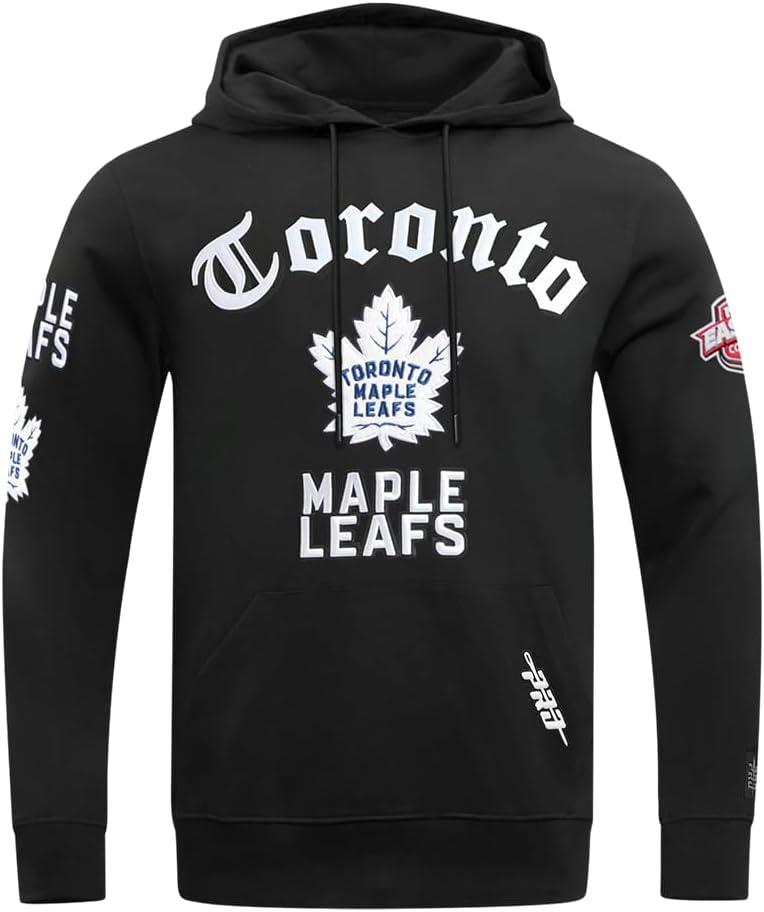 imagePro Standard Mens NHL Old English Pull Over HoodieBlack