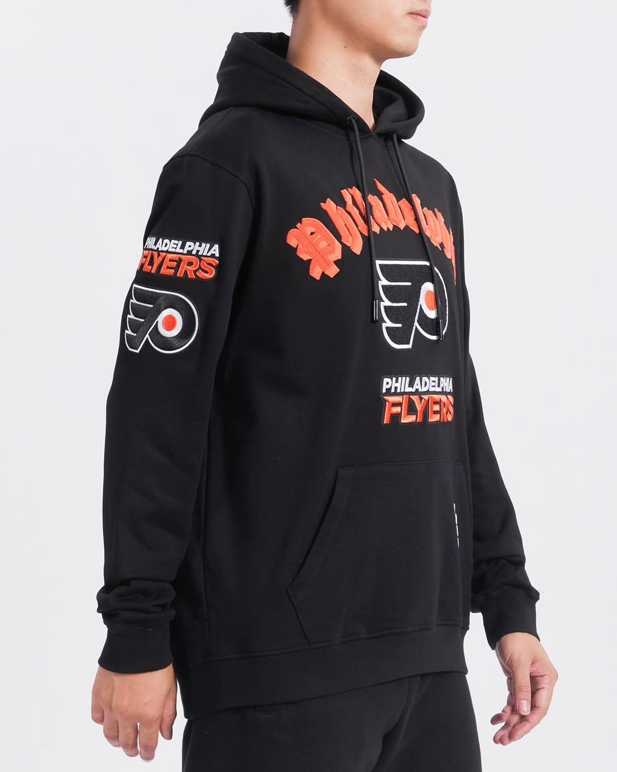 imagePro Standard Mens NHL Old English Pull Over HoodieBlack