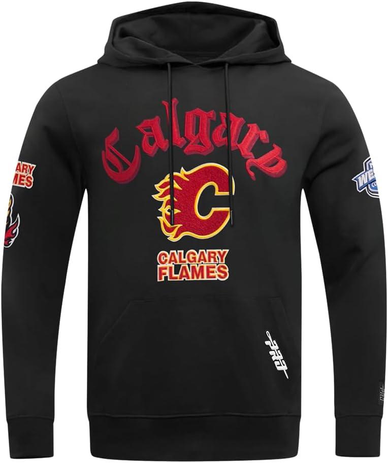imagePro Standard Mens NHL Old English Pull Over HoodieBlack