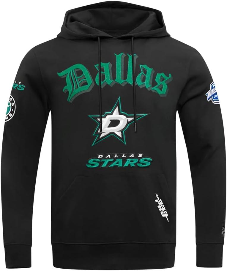 imagePro Standard Mens NHL Old English Pull Over HoodieBlack