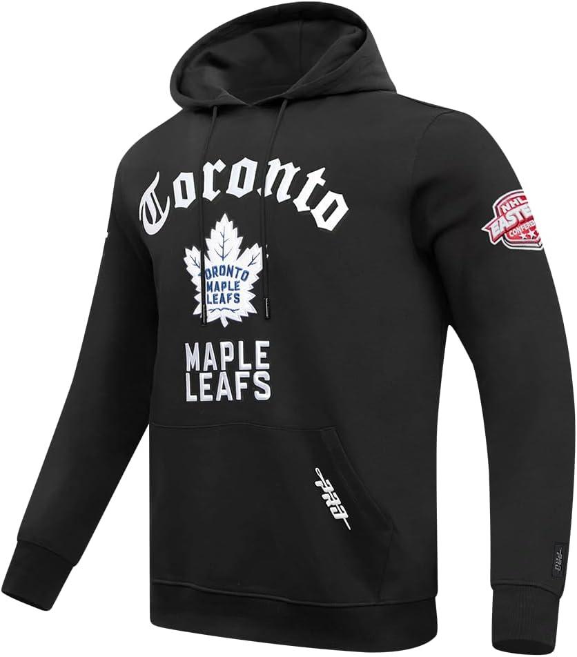 imagePro Standard Mens NHL Old English Pull Over HoodieBlack