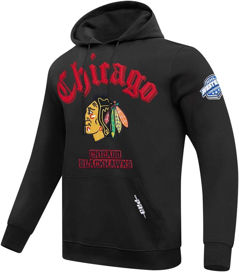 imagePro Standard Mens NHL Old English Pull Over HoodieBlack