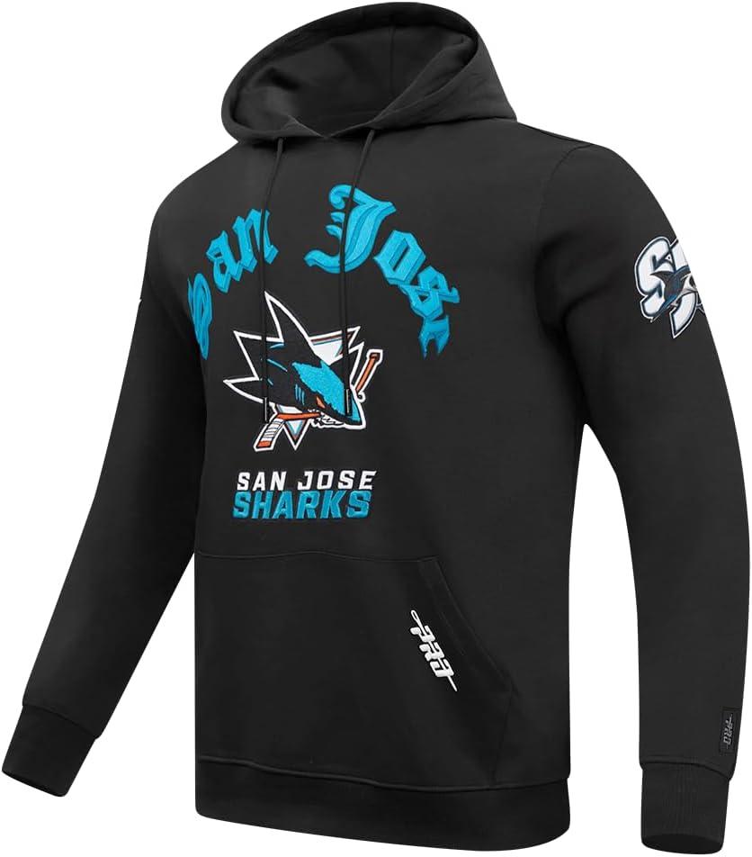 imagePro Standard Mens NHL Old English Pull Over HoodieBlack