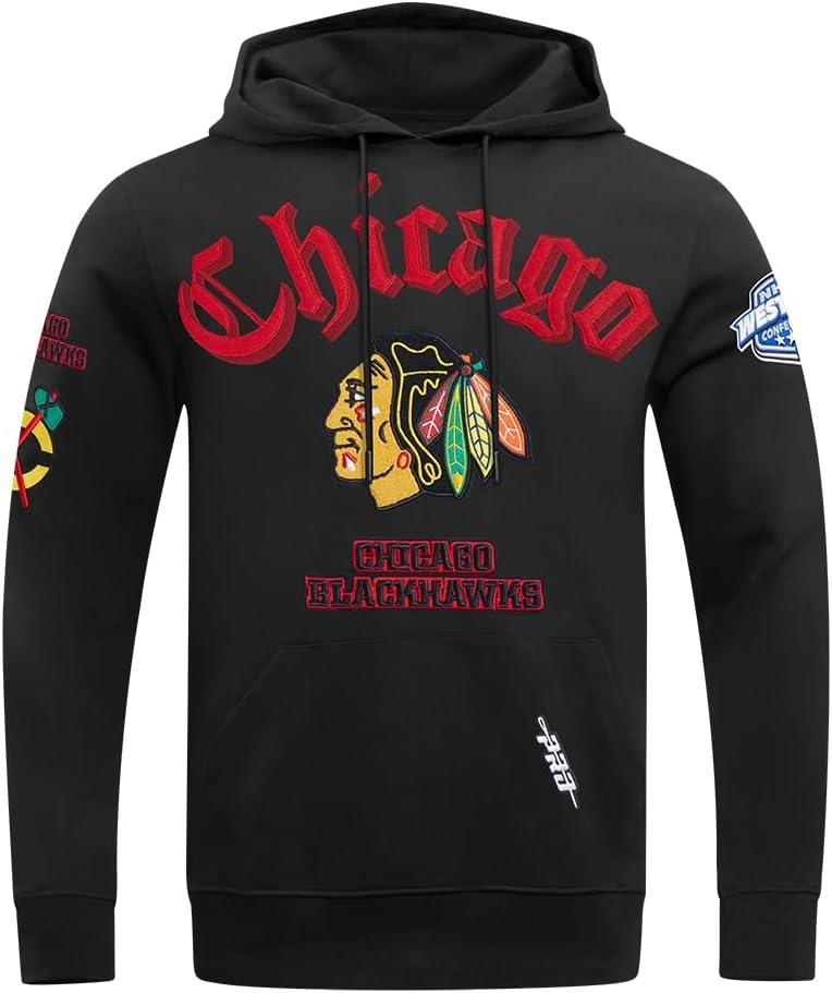 imagePro Standard Mens NHL Old English Pull Over HoodieBlack