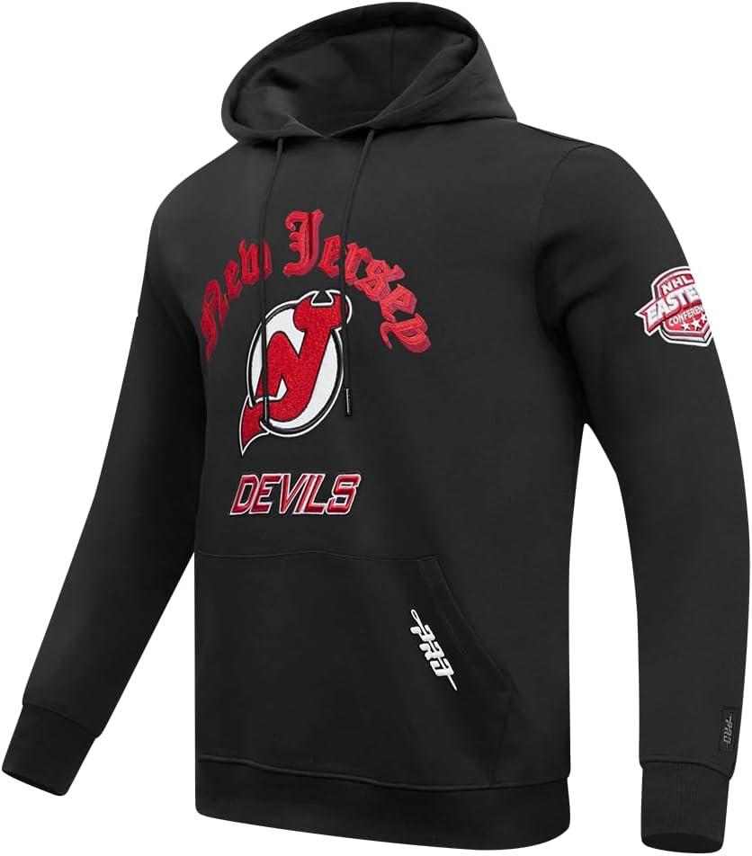 imagePro Standard Mens NHL Old English Pull Over HoodieBlack