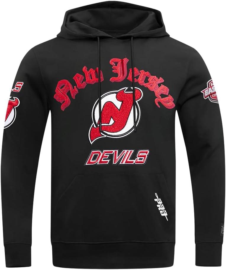 imagePro Standard Mens NHL Old English Pull Over HoodieBlack