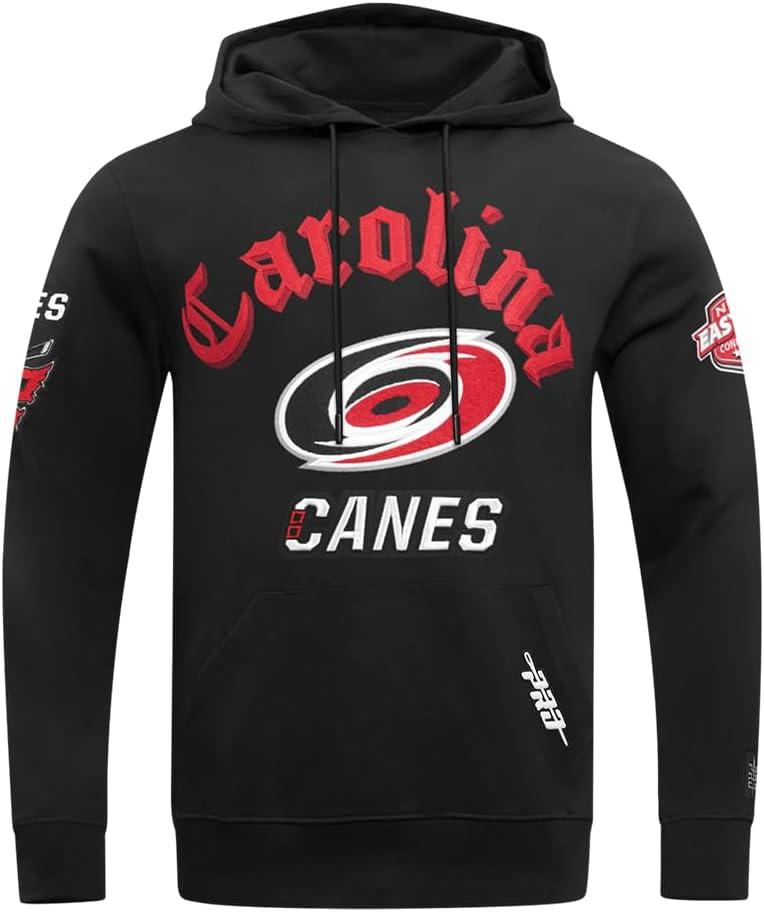imagePro Standard Mens NHL Old English Pull Over HoodieBlack