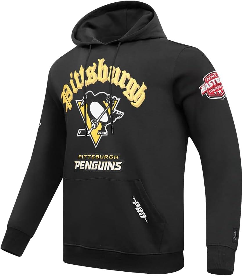 imagePro Standard Mens NHL Old English Pull Over HoodieBlack