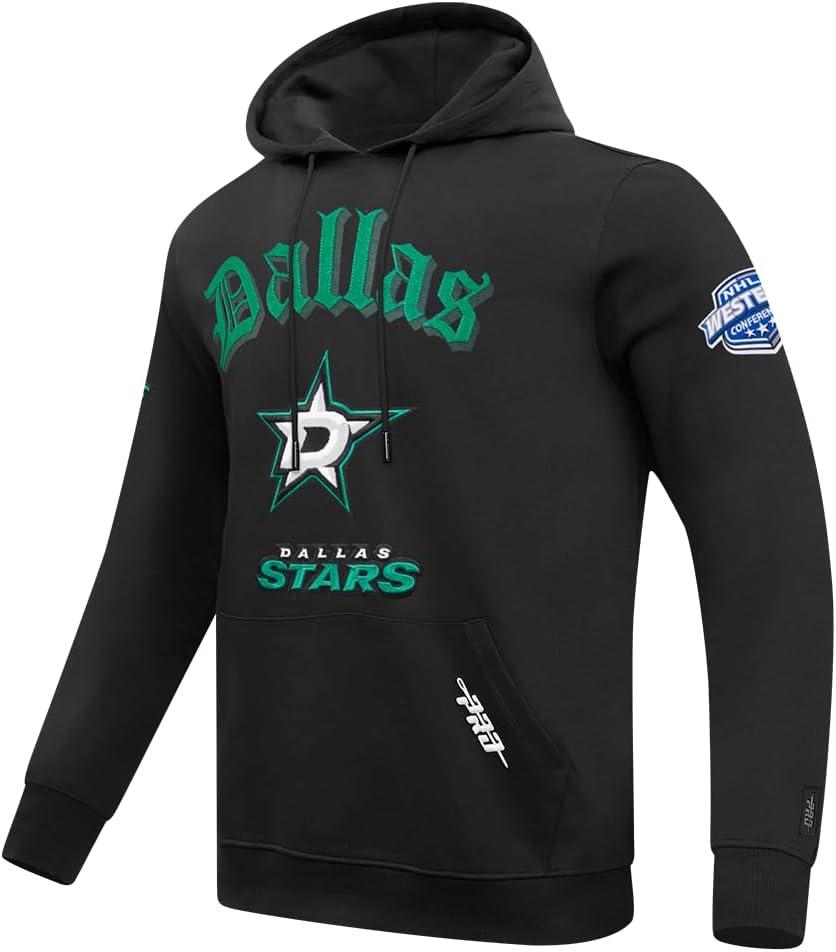 imagePro Standard Mens NHL Old English Pull Over HoodieBlack