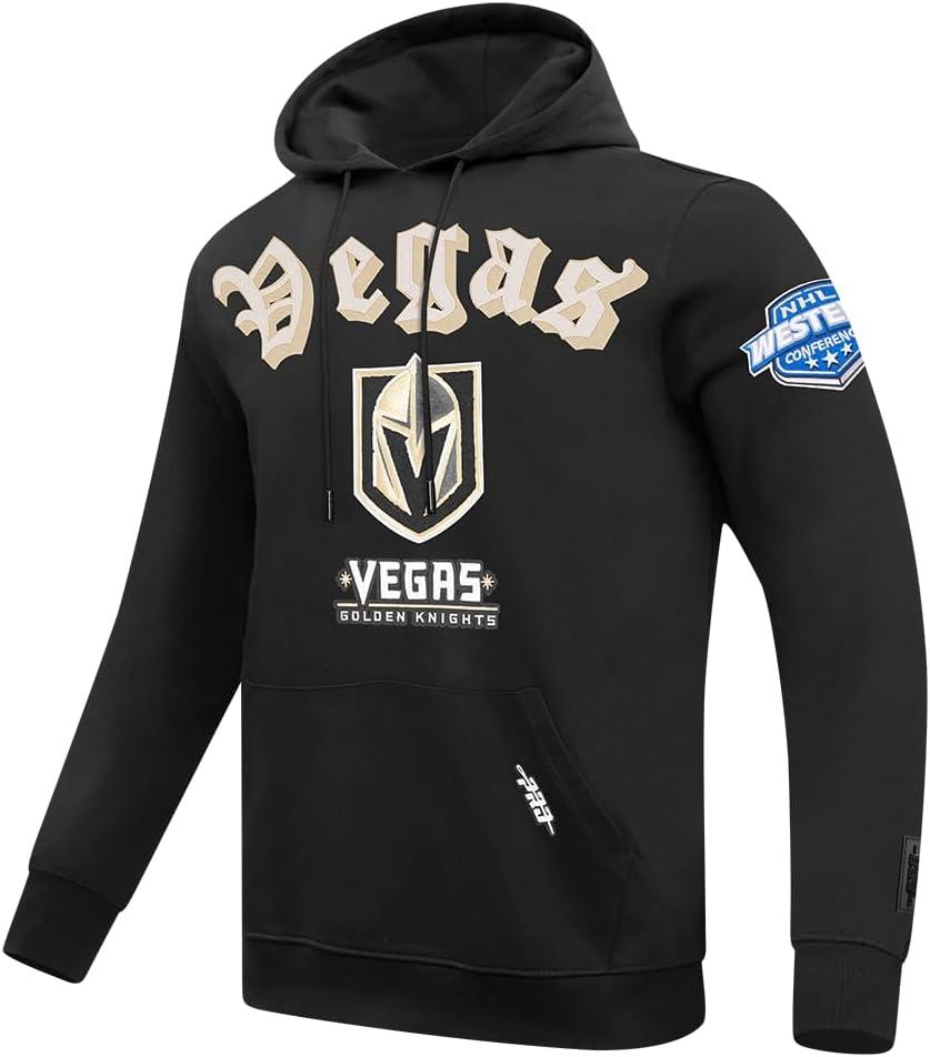 imagePro Standard Mens NHL Old English Pull Over HoodieBlack