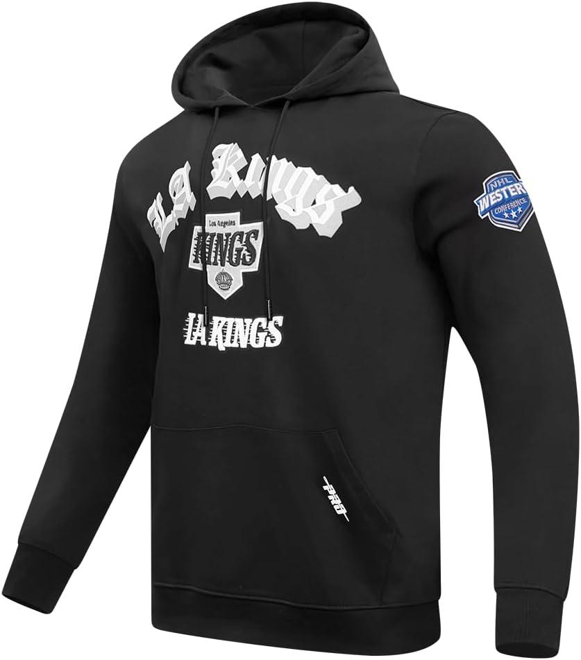 imagePro Standard Mens NHL Old English Pull Over HoodieBlack