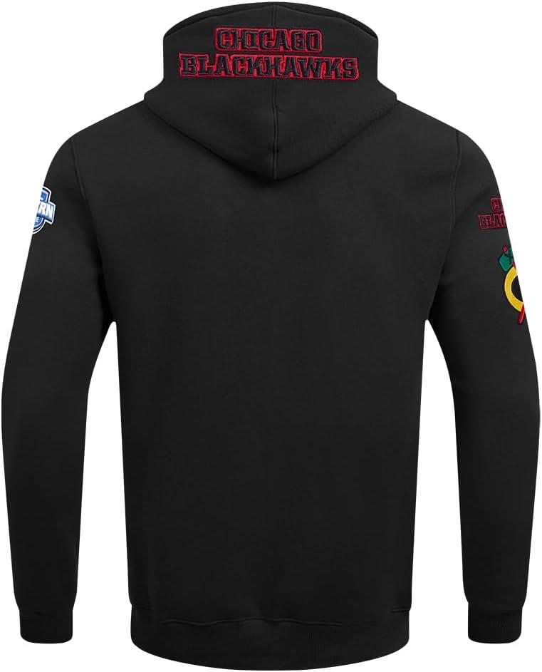 imagePro Standard Mens NHL Old English Pull Over HoodieBlack