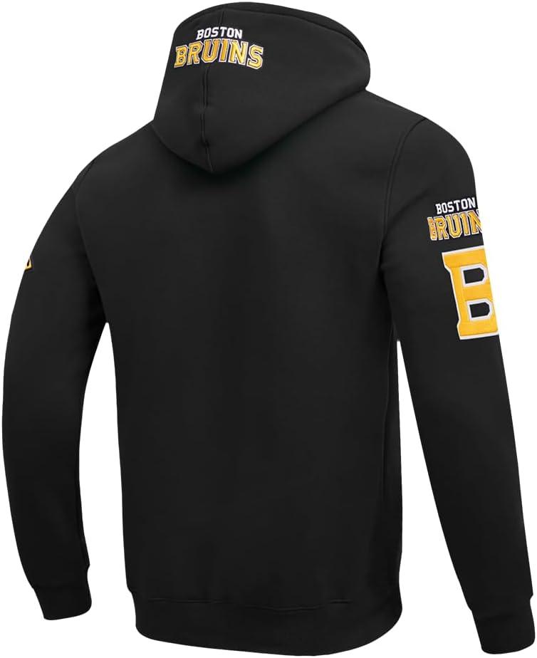 imagePro Standard Mens NHL Old English Pull Over HoodieBlack