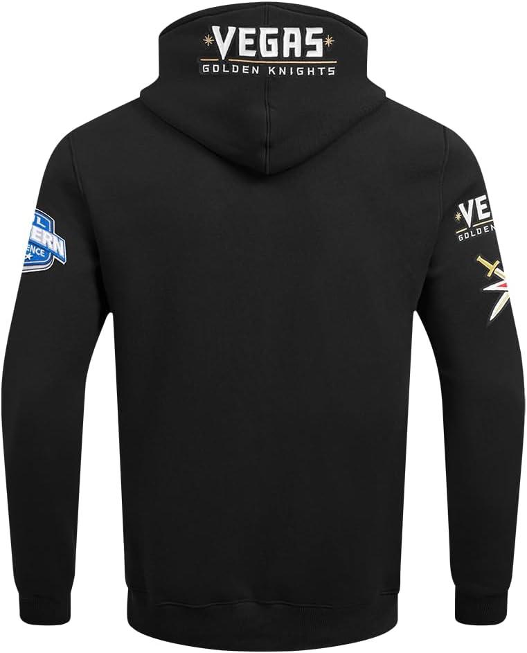 imagePro Standard Mens NHL Old English Pull Over HoodieBlack