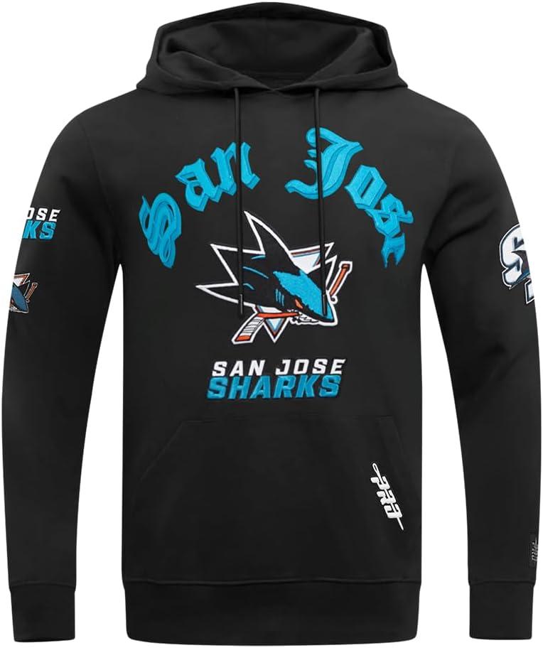 imagePro Standard Mens NHL Old English Pull Over HoodieBlack