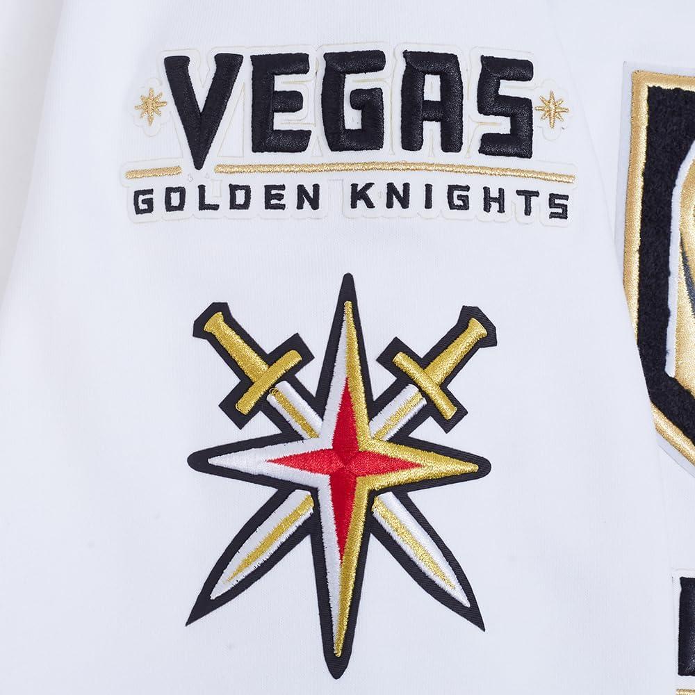 imagePro Standard Mens NHL Old English Pull Over HoodieWhite