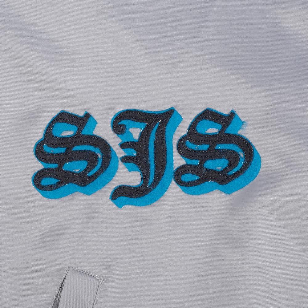 imagePro Standard Mens NHL Old English Satin JacketGray