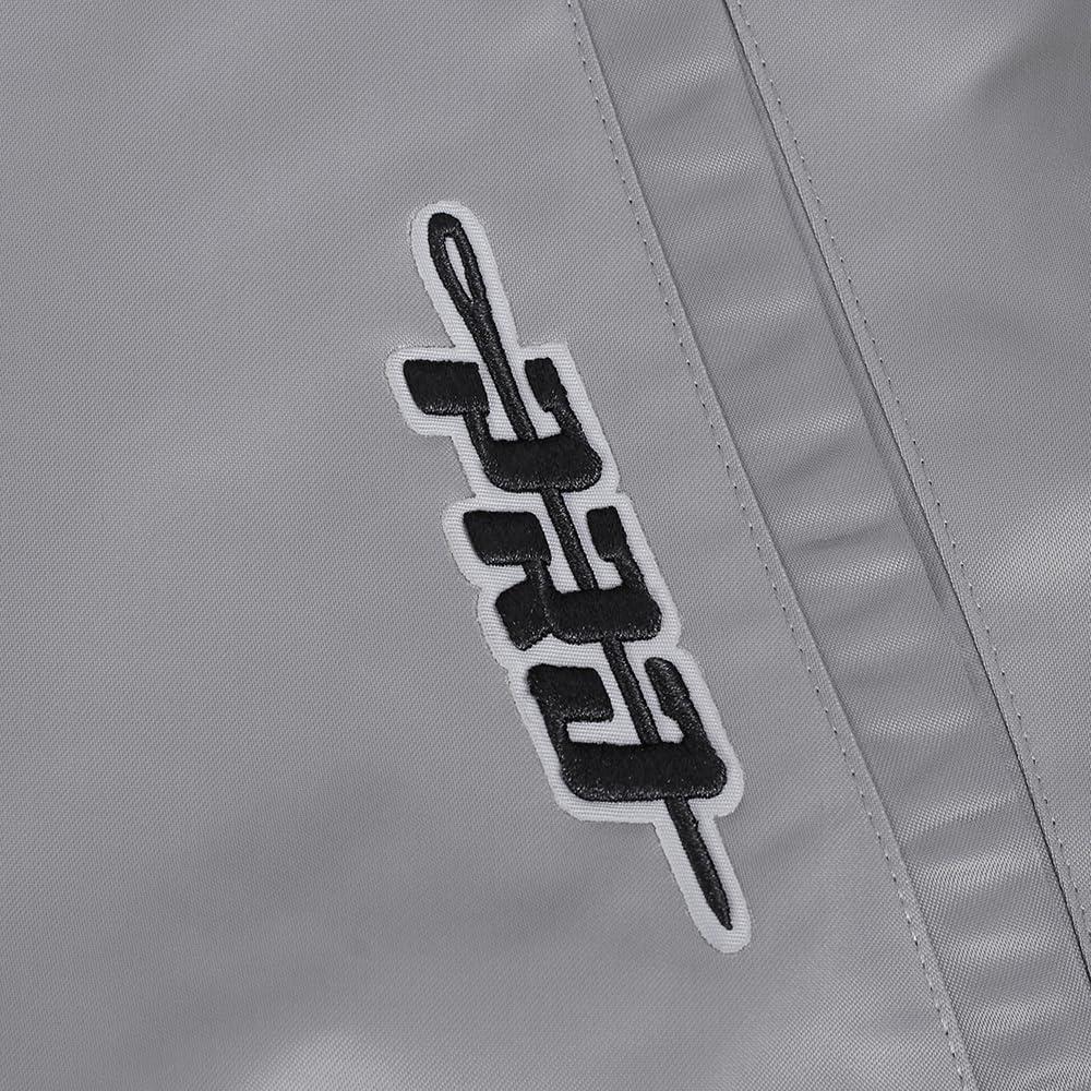 imagePro Standard Mens NHL Old English Satin JacketGray