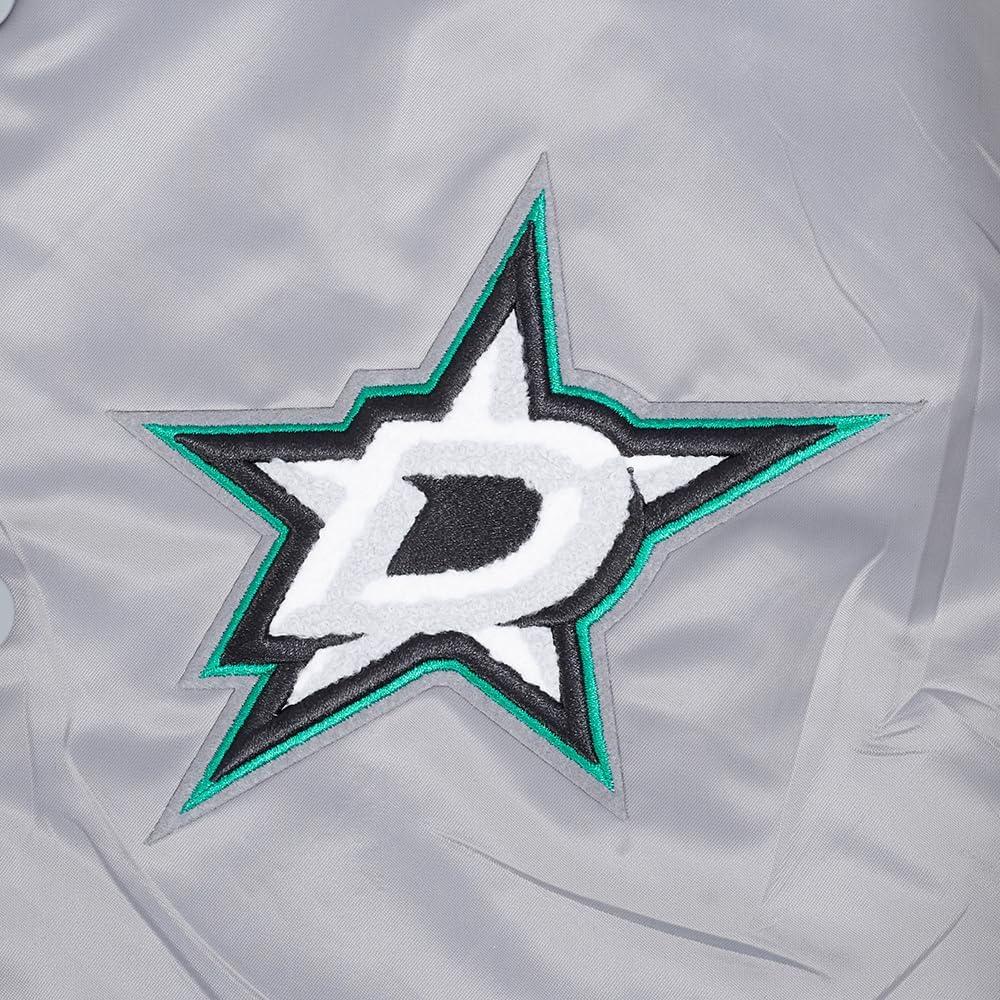 imagePro Standard Mens NHL Old English Satin JacketGray