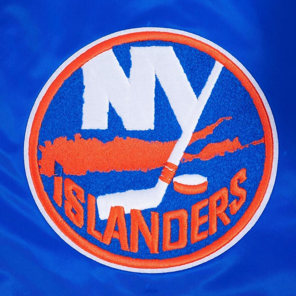 imagePro Standard Mens NHL Old English Satin JacketRoyal Blue