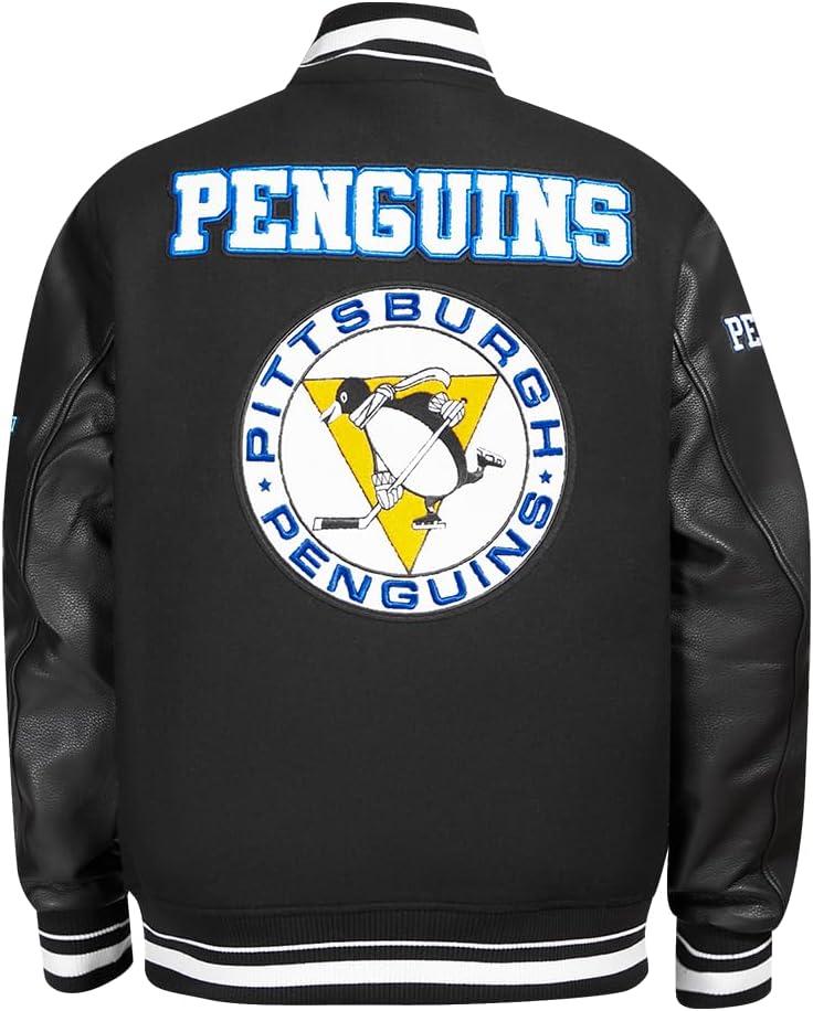imagePro Standard Mens NHL Retro Classics Varsity JacketBlack