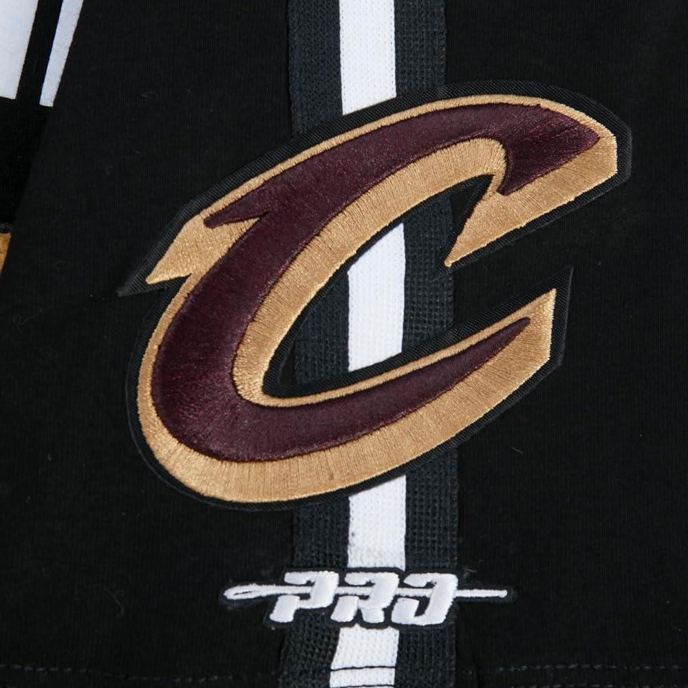 imagePro Standard NBA Boys Big Boys NBA Cleveland Cavaliers Classic Player Cotton Taping TeeBlack